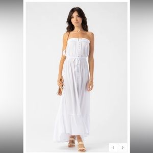 Tiare Hawaii Ryden Maxi Dress - White - BNWT - O/S